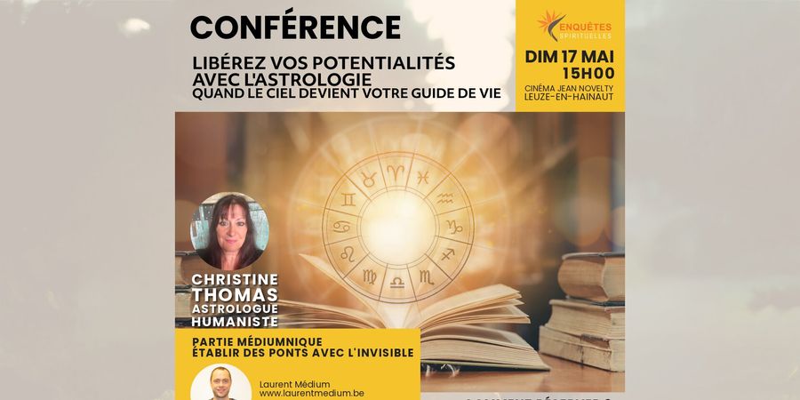 image - Libérez vos potentialités avec l'Astrologie avec Christine Thomas