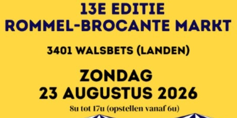 image - Rommel en brocante markt