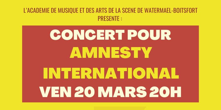image - Concert pour Amnesty International