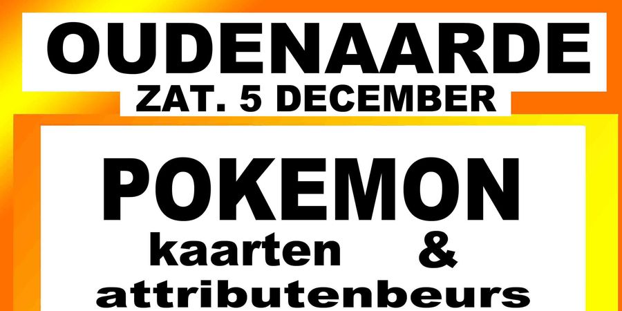 image - Pokémon kaarten beurs te Oudenaarde