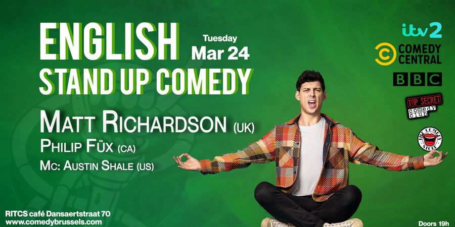 image - English Comedy at RITCS cafe Matt Richardson 