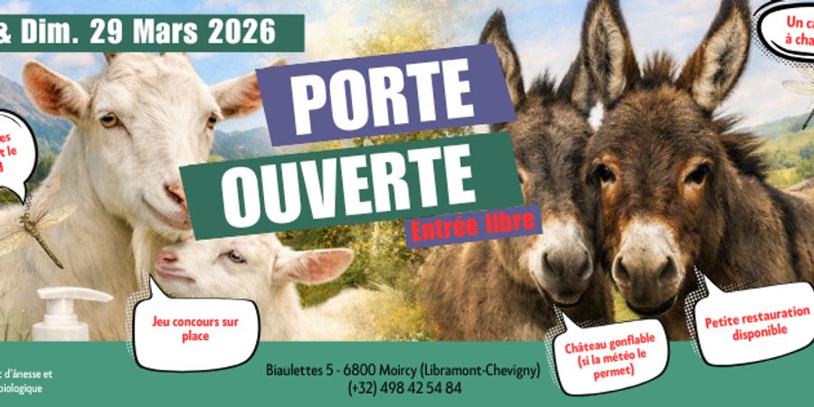 image - PORTES OUVERTES - AUX LIBELLULES