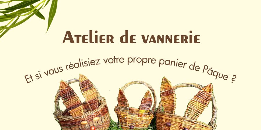 image - Atelier Vannerie - Panier de Pâques