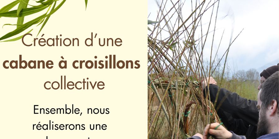 image - Atelier - Création d'une cabane à croisillons collective