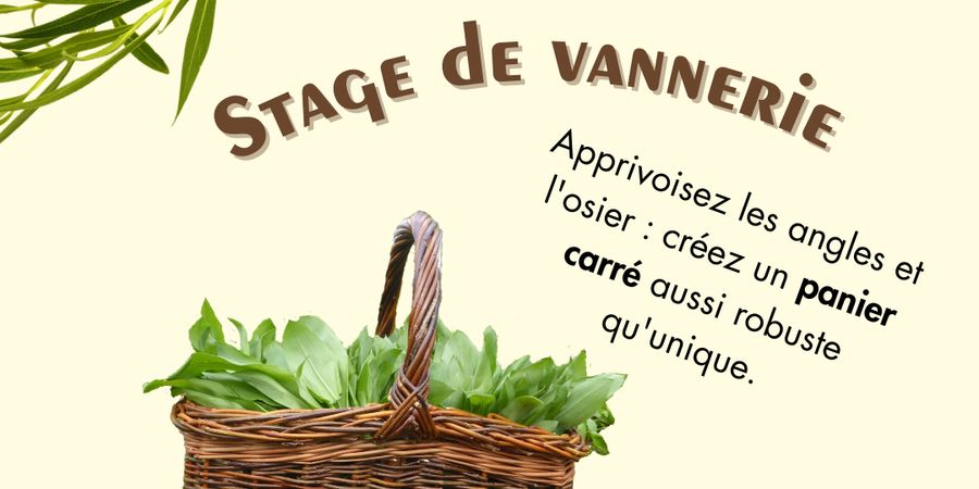image - Stage de vannerie - Panier Carré