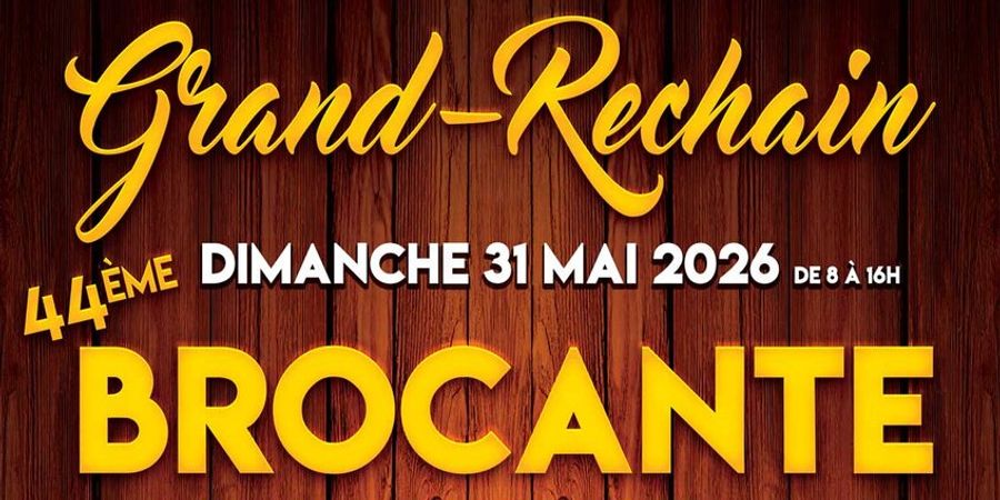 image - 44ème Brocante Villageoise de Grand-Rechain