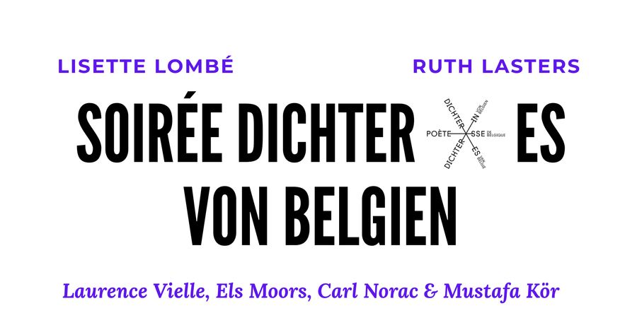 image - Soirée dichter*es von Belgien avec Lisette Lombé, Ruth Lasters et leurs invité·es