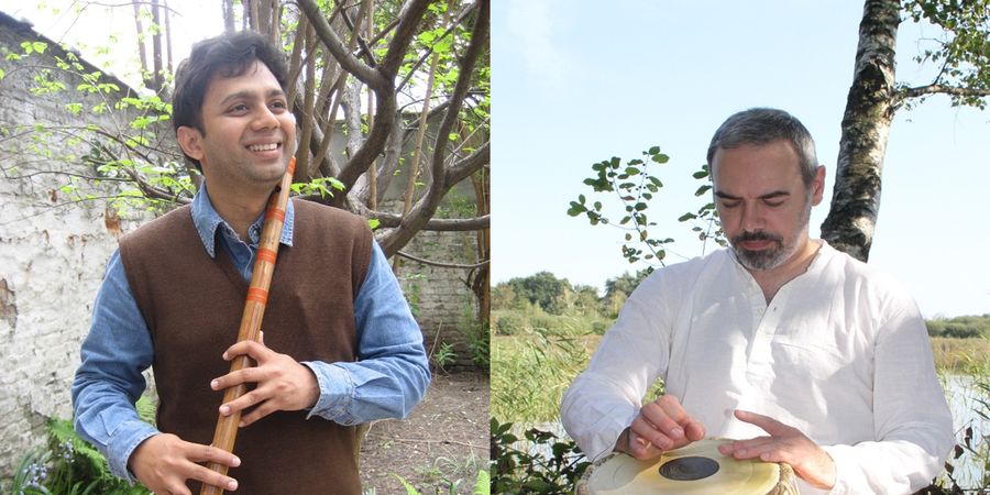 image - Indian Classical Music : Vishal Wardhan Bansuri Indian flute & Carlo Strazzante, Tabla