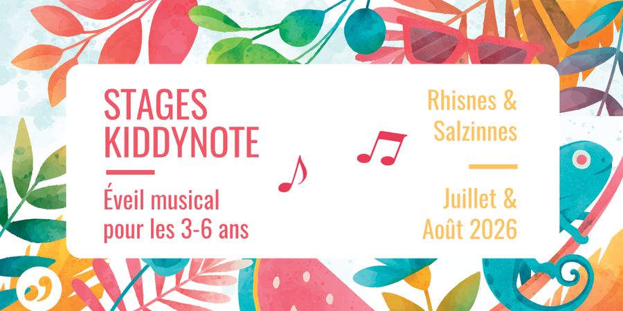 image - Stages d'éveil musical 3-6 ans