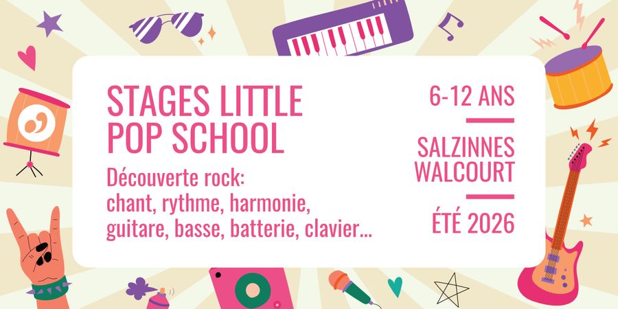 image - Stages musicaux, let's rock!