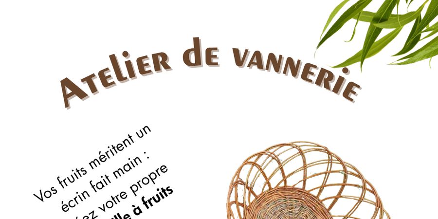 image - Atelier Vannerie - Corbeille à fruits 