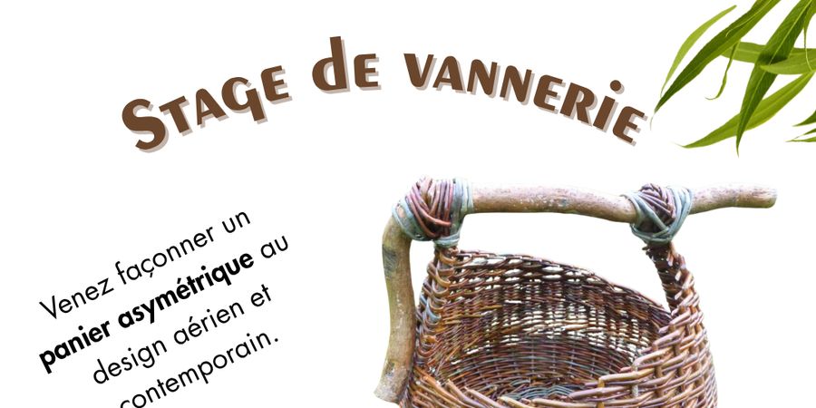 image - Atelier Vannerie - Panier asymétrique