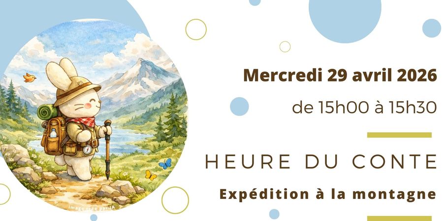 image - Heure du conte à la bibliothèque d'Athus | Expédition à la montagne