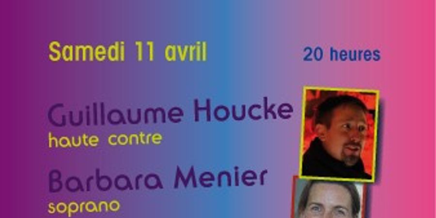 image - Concert baroque par notre concitoyen , artiste apprécié Guillaume Houcke , falsettiste