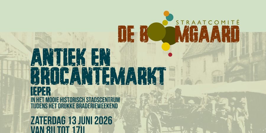 image - ANTIEK- EN BROCANTEMARKT DE BOOMGAARD IEPER 