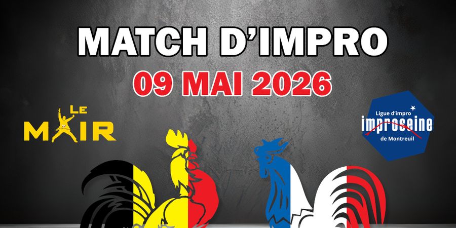 image - Match d'impro Belgique vs France