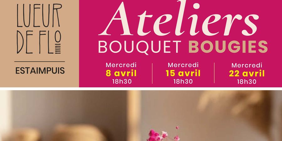 image - Atelier fabrication de bouquets de bougies