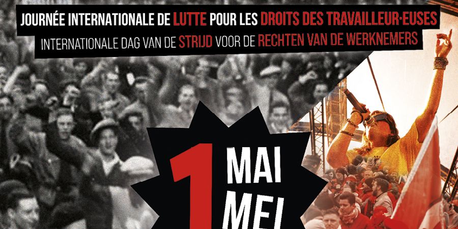 image - 1er mai de la FGTB Bruxelles au Mont des Arts
