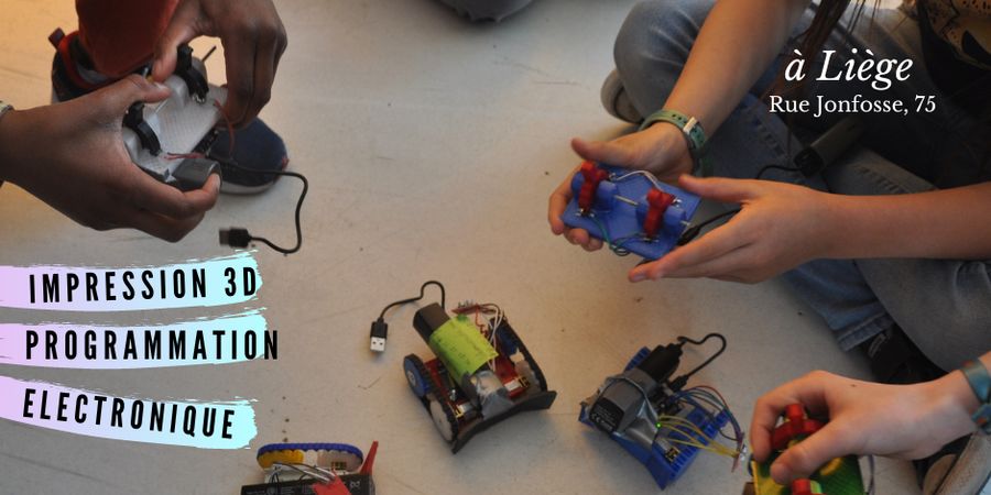 image - Engin téléguidé Goal'Bot: programmation, électronique et impression 3D