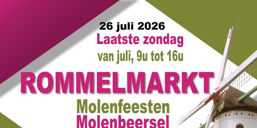 image - Rommelmarkt Molenfeesten Molenbeersel