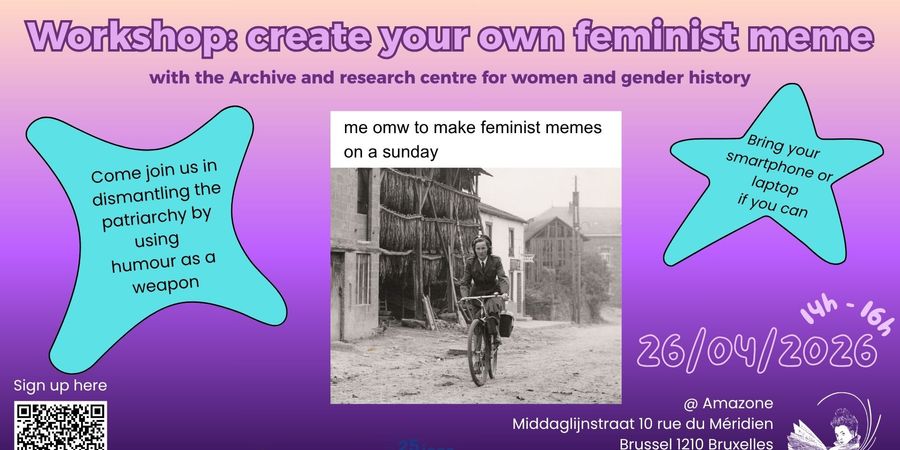 image - Workshop: maak je eigen feministische meme