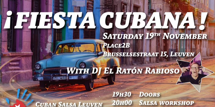 image - ¡Fiesta Cubana! - November edition!