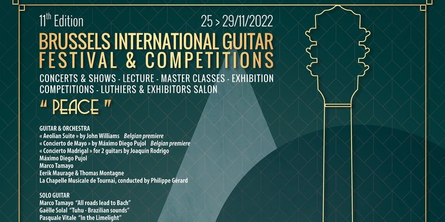 image - 19 jeunes virtuoses réunis - Brussels International Guitar Festival & Competitions