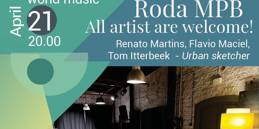 image - Roda de musique brésilienne, tous les dessinateurs sont les bienvenus!