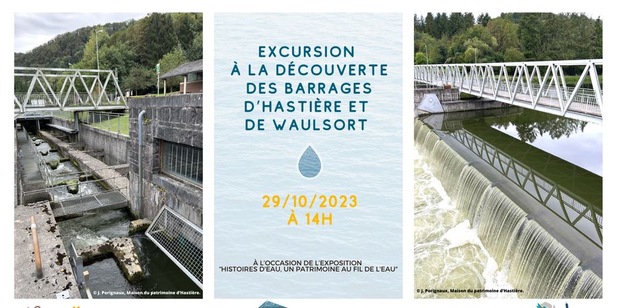 image - Excursion à la découverte des barrages d’Hastière et de Waulsort