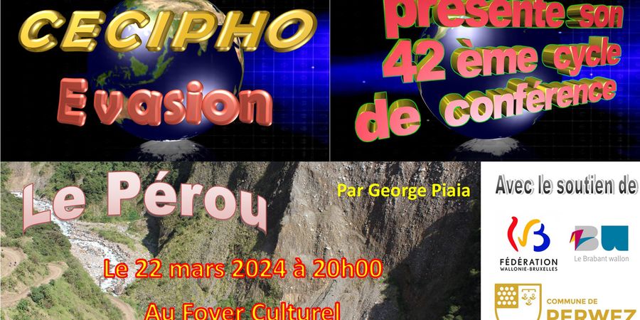 image - CECIPHO EVASION - Le Pérou