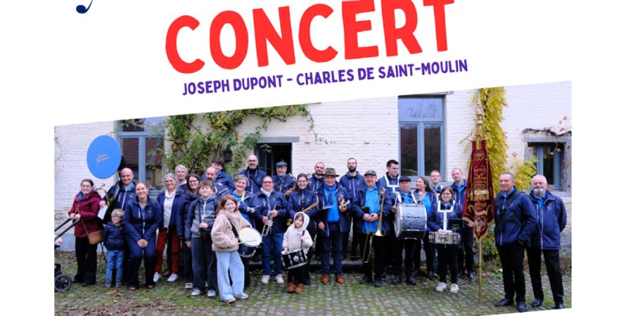 image - Fanfare de Saintes - Concert J. Dupont - Ch. de Saint-Moulin