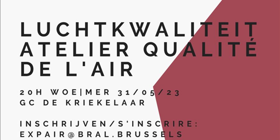 image - Dynamo presents: Atelier luchtkwaliteit