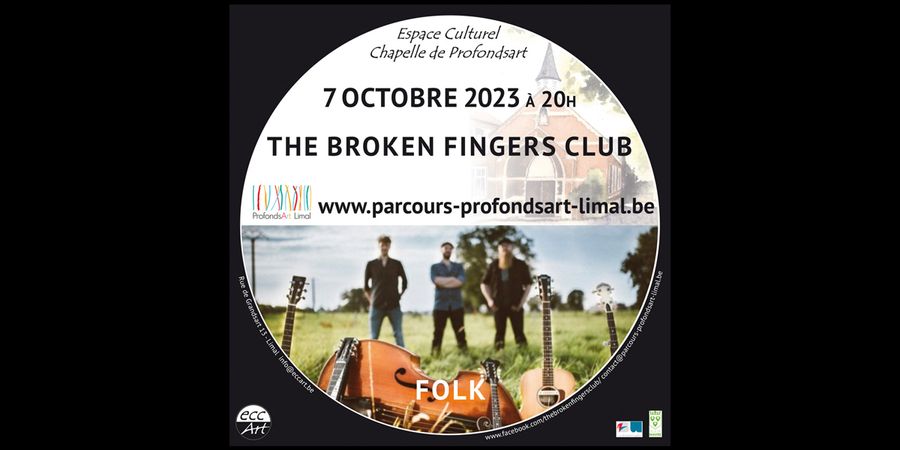 image - Concert The Broken Fingers Club, dans le cadre du 9e Parcours de Profondsart-Limal