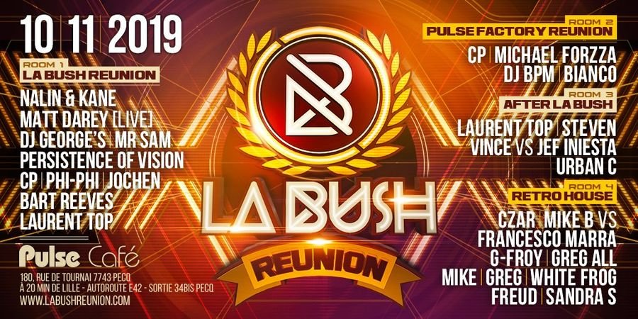 image - La Bush Reunion 10/11/19