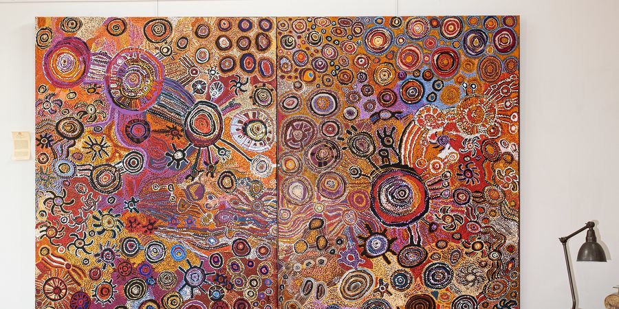 image - From the desert accross the sea - Art Aborigène d'Australie
