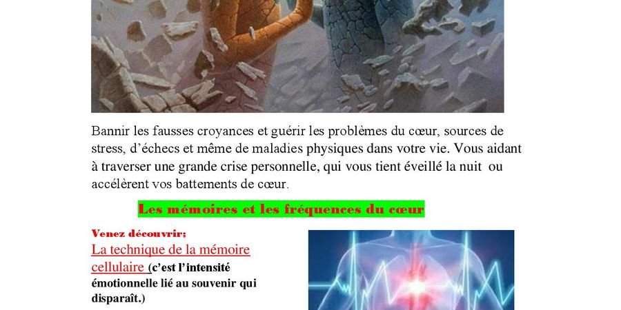 image - Atelier: Les codes universels du coeur par Pauline Lambert ( conférencière & thérapeute québécoise)