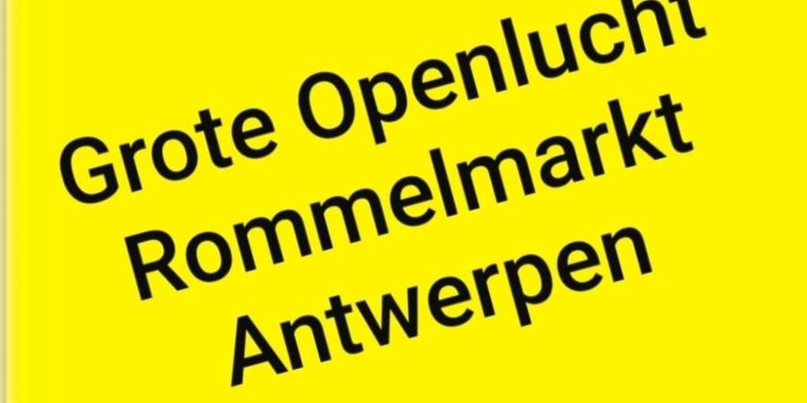 image - Openluchtrommelmarkt Antwerpen (Wagen Bij De Stand)