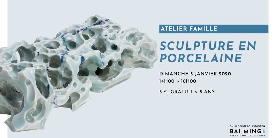 image - Atelier famille - Sculpture en porcelaine