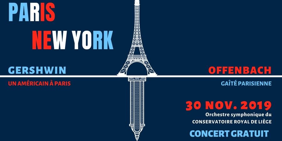 image - Paris, New York Concert de l'Orchestre symphonique