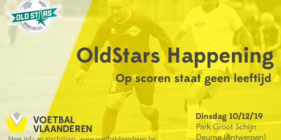 image - OldStars Happening Voetbal Vlaanderen - wandelvoetbal