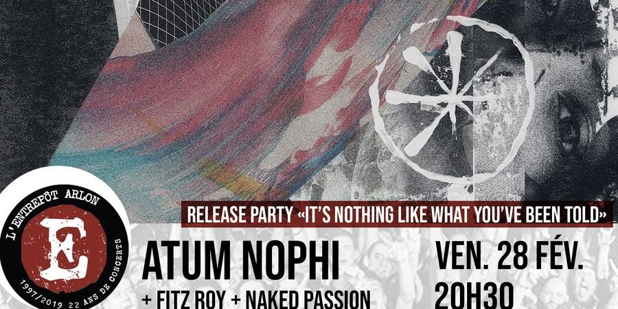 image - Atum Nophi (release party), Fitz Roy, Naked Passion