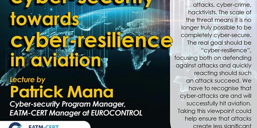 image - Moving from cyber-security towards cyber-resilience in aviation