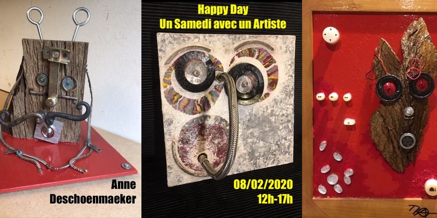 image - Happy Day : Un samedi avec un artiste : Anne Deschoenmaeker