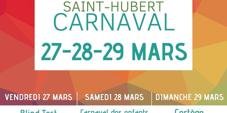 image - Borq' Carnaval 2020, Saint-Hubert en fête !