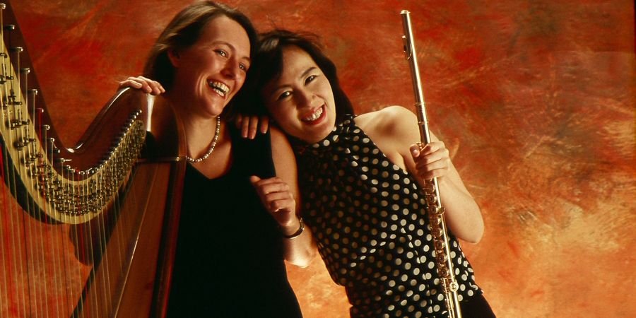 image - Taeko Okumura (fluit) en Ingrid Procureur (harp)