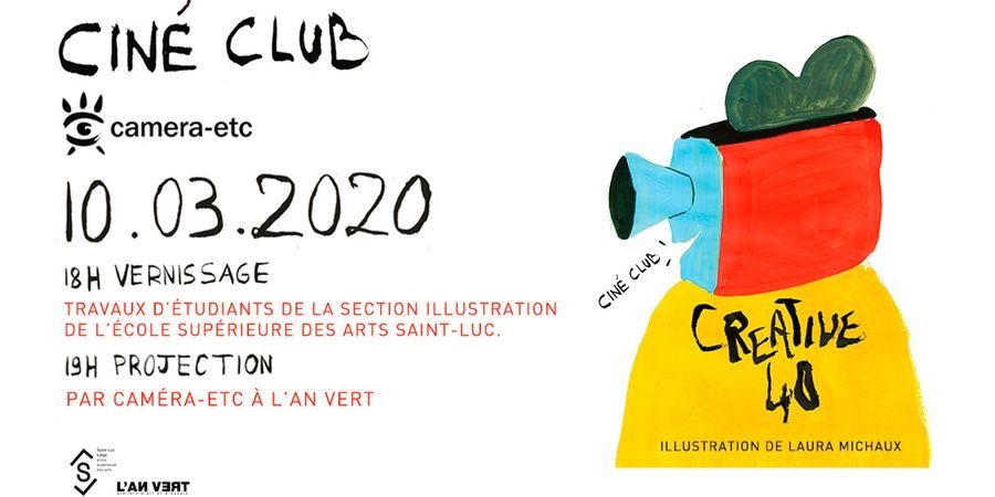 image - Ciné-club ESA St-Luc : Creative 40 + Vernissage de travaux d’étudiant·e·s des trois années de la section Illustration