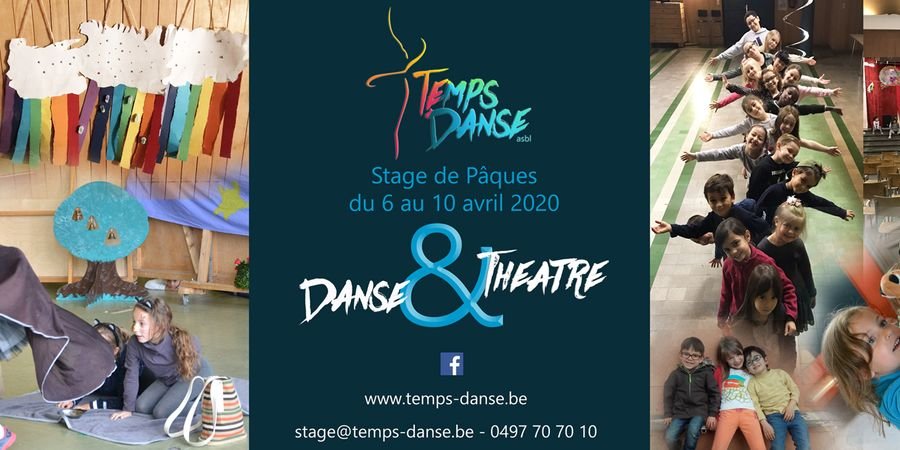 image - Stage enfants Danse et Théâtre du 06/04 au 10/04/2020
