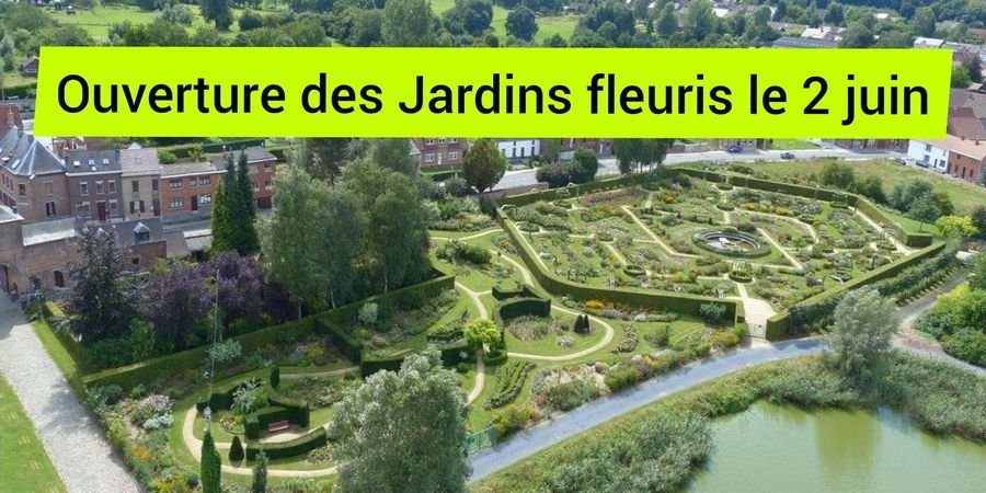 image - Ouverture des Jardins fleuris du Château des ducs d'Havré