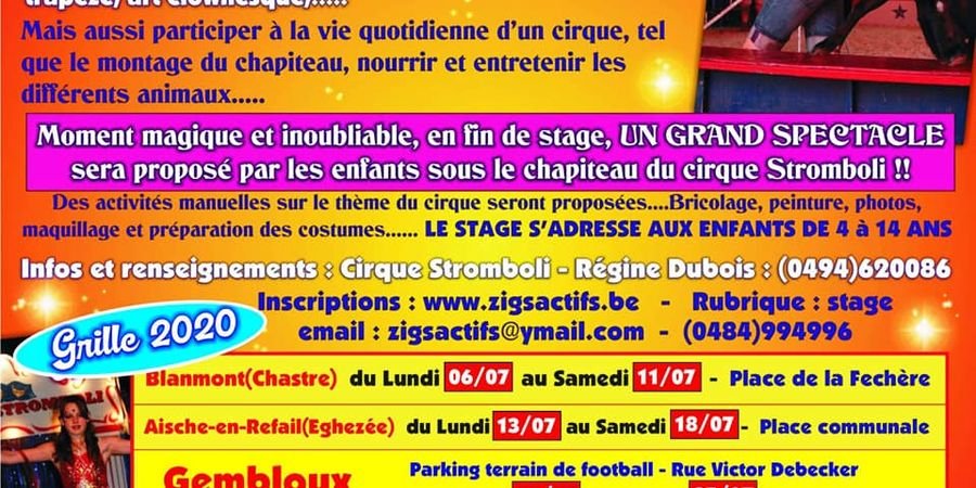 image - Stage de cirque au cirque Stromboli