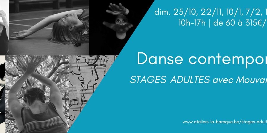 image - Stages danse contemporaine, adultes